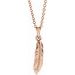 Feather Necklace or Pendant