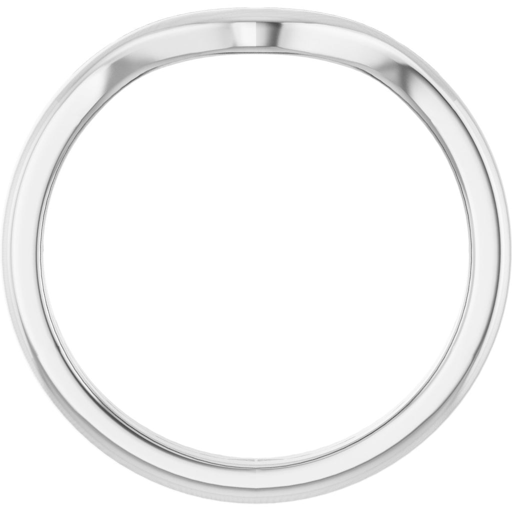 Half-Bezel Accented Engagement Ring