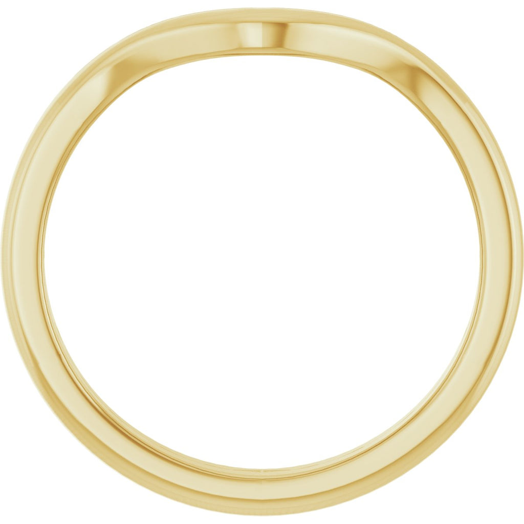 Half-Bezel Accented Engagement Ring