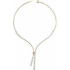 Lab-Grown Diamond Line Necklace