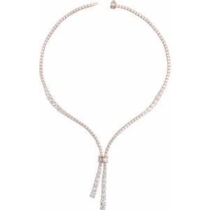 Lab-Grown Diamond Line Necklace