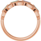 Chain Link Accented Ring