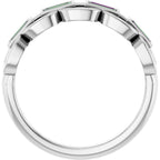 Chain Link Accented Ring