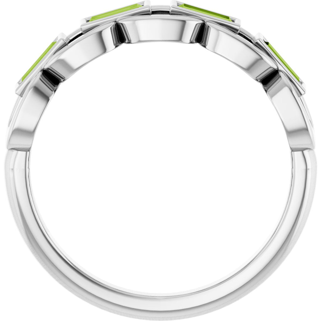 Chain Link Accented Ring