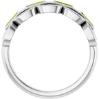 Chain Link Accented Ring
