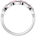 Chain Link Accented Ring