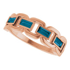 Chain Link Accented Ring