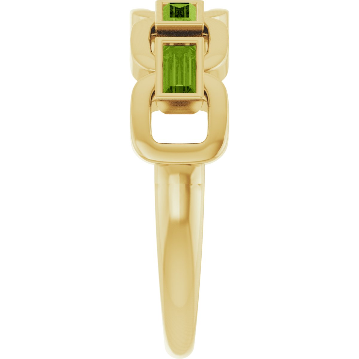 Chain Link Accented Ring