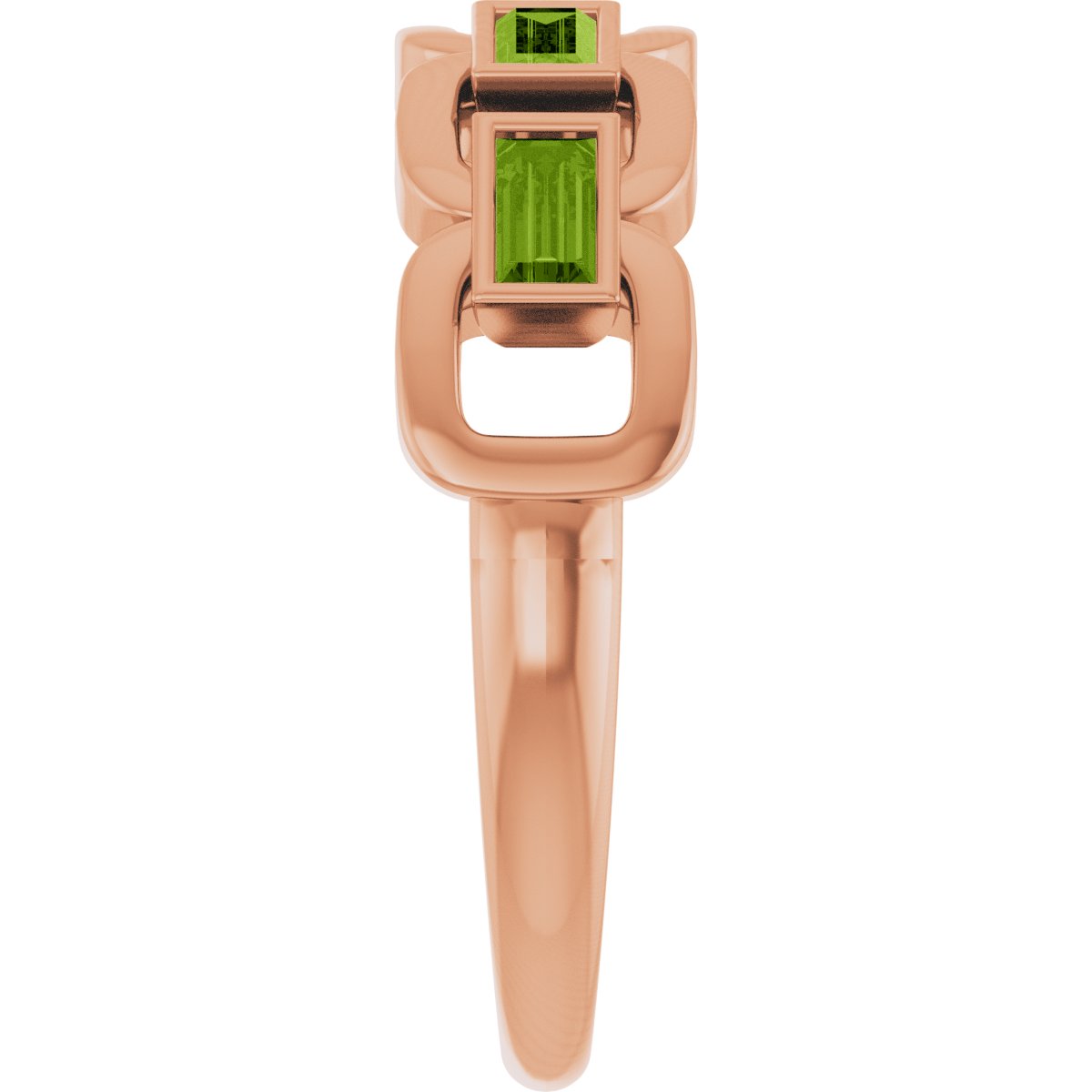 Chain Link Accented Ring