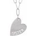 Mama or Sister Heart Necklace or Pendant