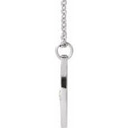Accented Compass Necklace or Pendant