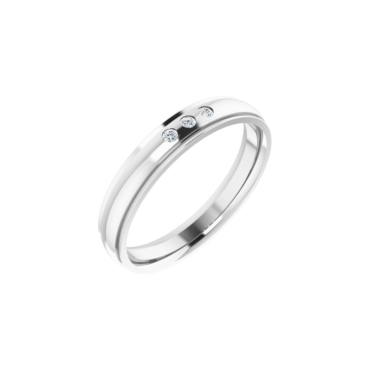 Accented Stepped-Edge Comfort-Fit Band