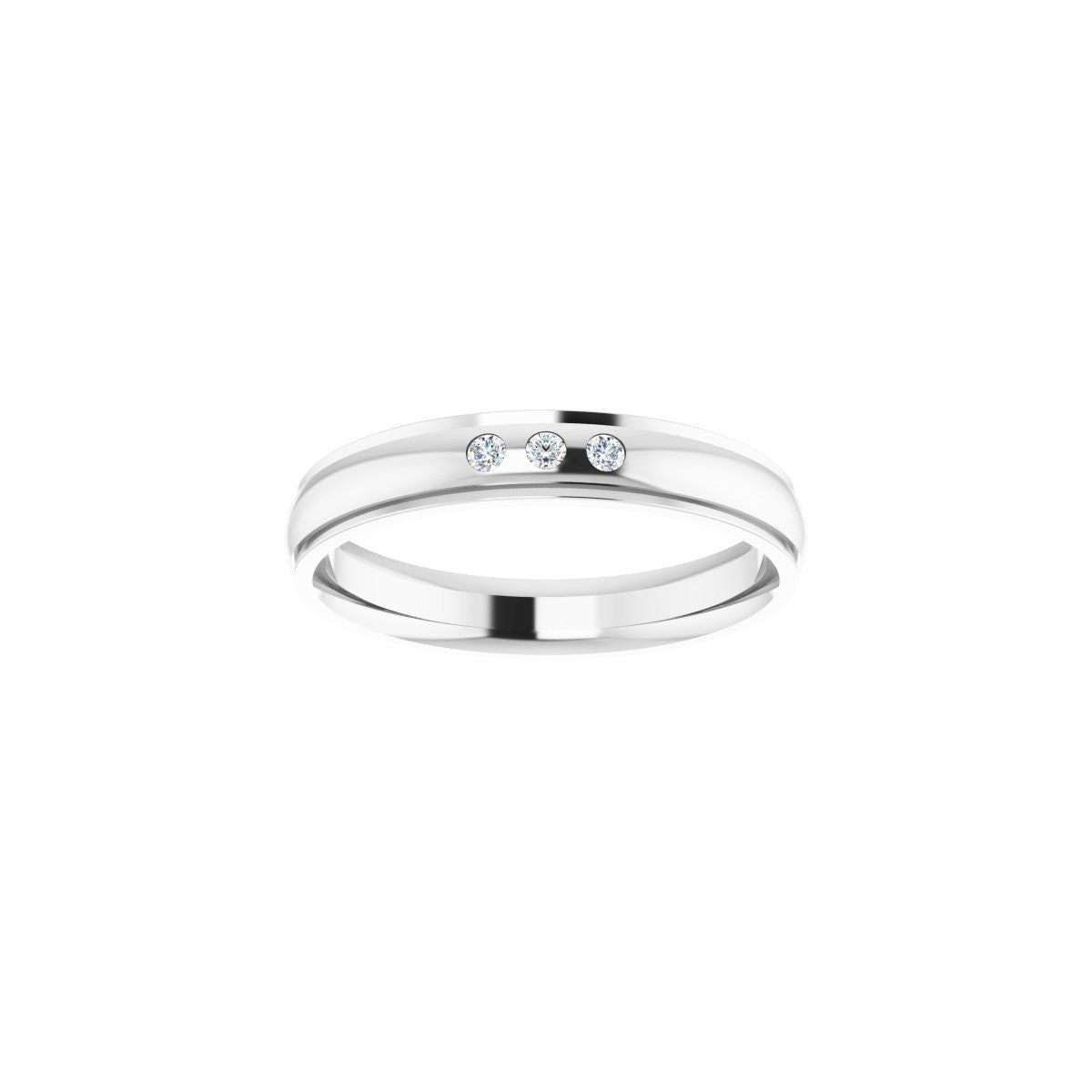 Accented Stepped-Edge Comfort-Fit Band
