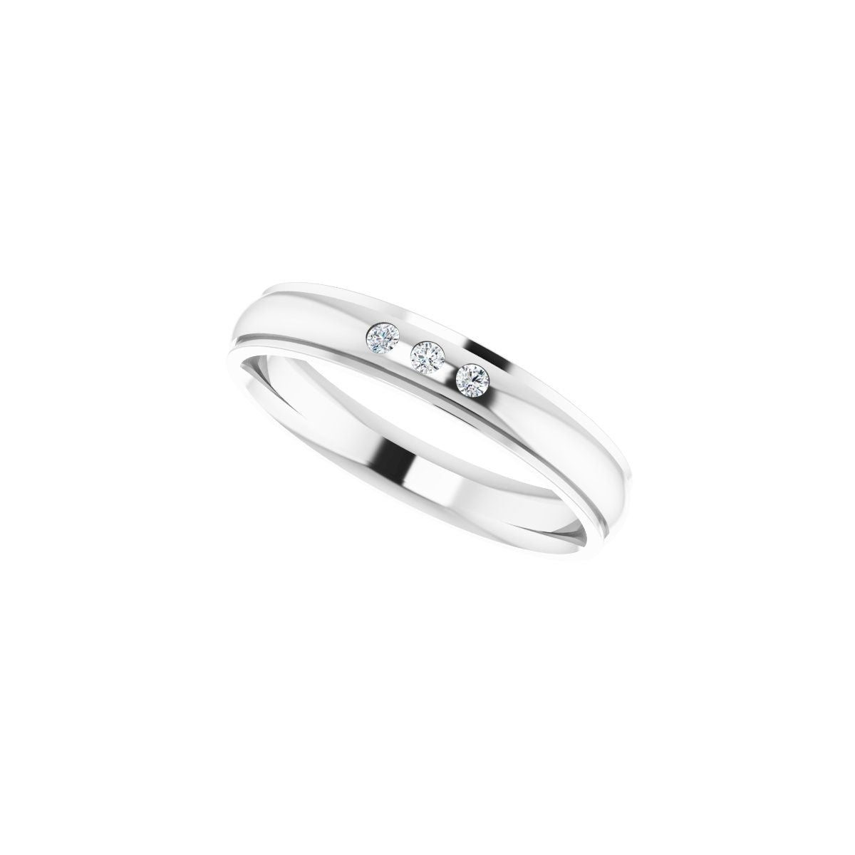 Accented Stepped-Edge Comfort-Fit Band