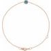 Solitaire Link Bracelet