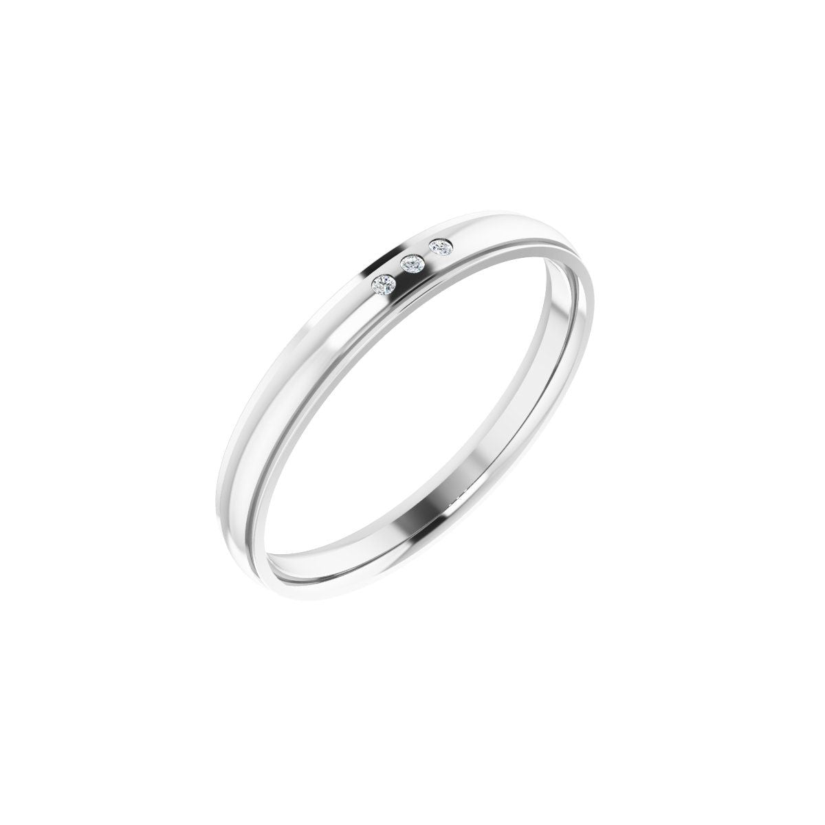 Accented Stepped-Edge Comfort-Fit Band