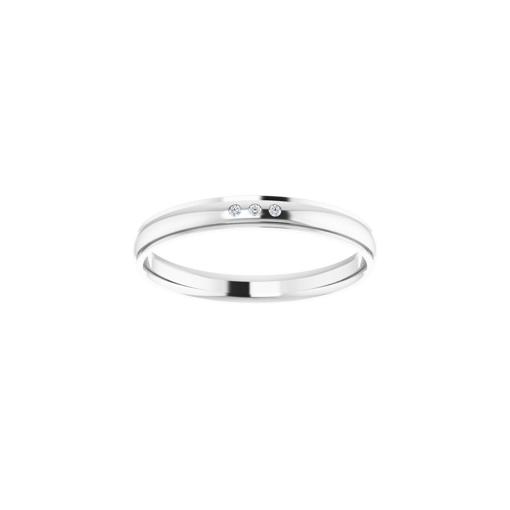 Accented Stepped-Edge Comfort-Fit Band
