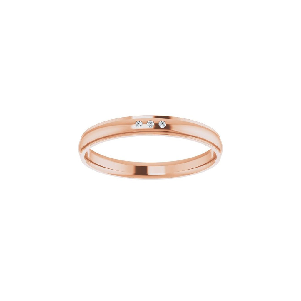 Accented Stepped-Edge Comfort-Fit Band