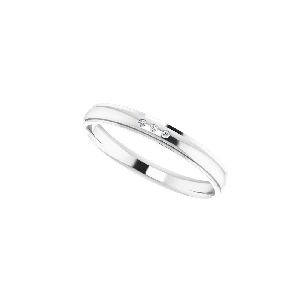Accented Stepped-Edge Comfort-Fit Band