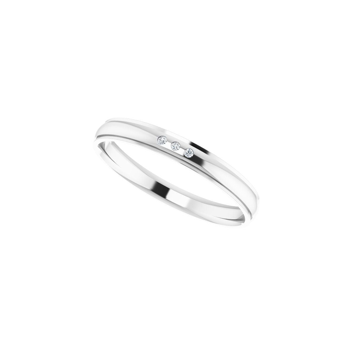 Accented Stepped-Edge Comfort-Fit Band