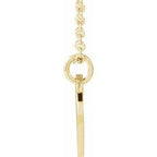 Script Initial Necklace or Pendant
