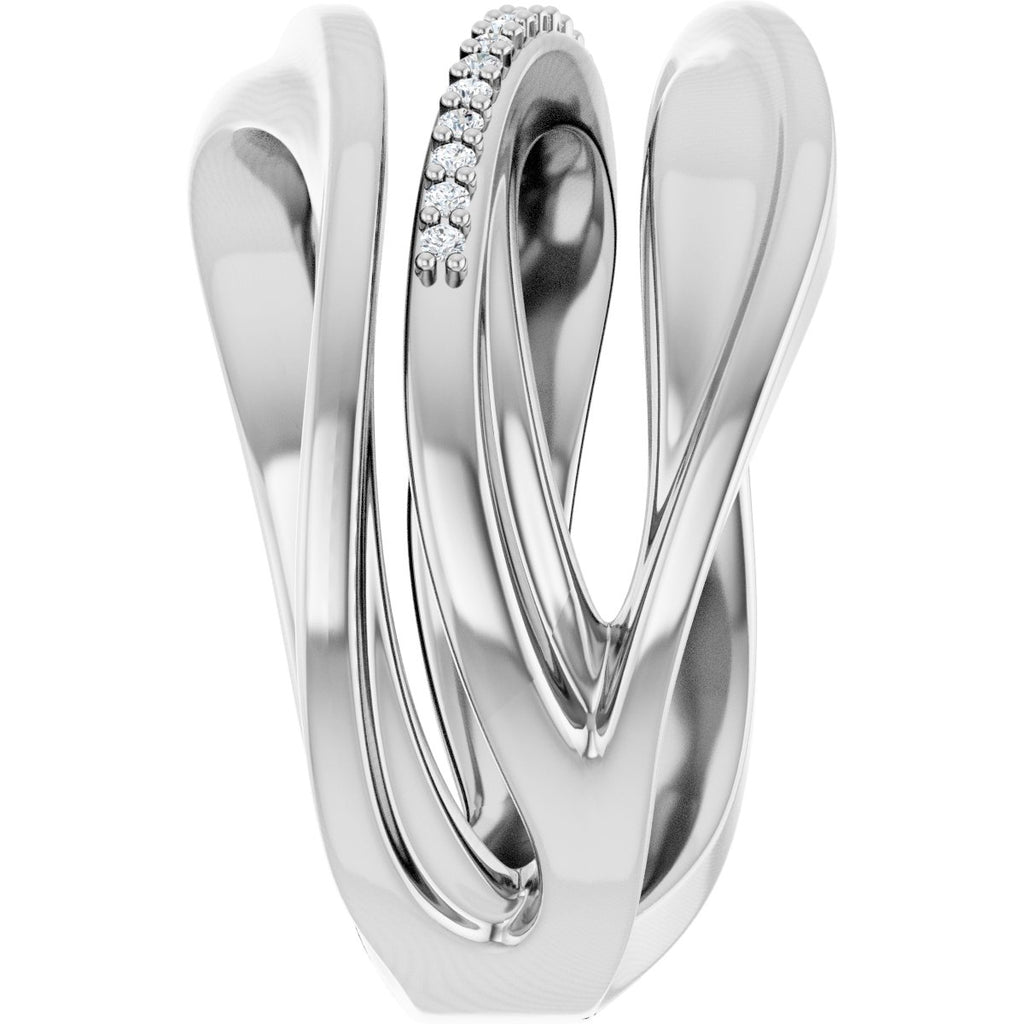 Accented Freeform Ring