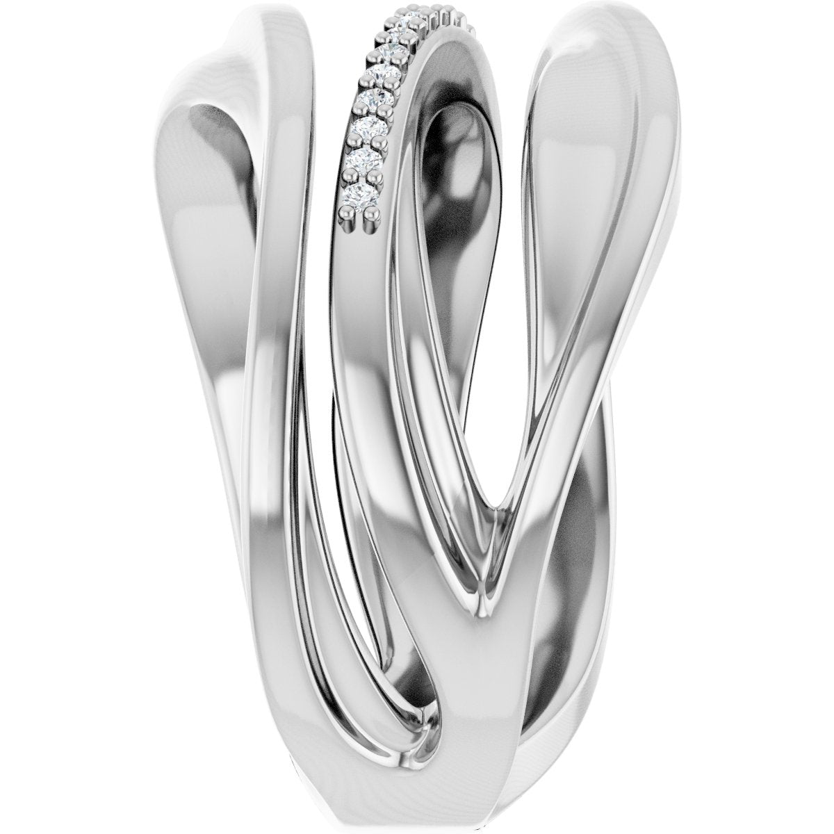Accented Freeform Ring