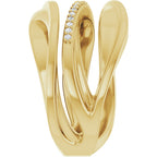 Accented Freeform Ring