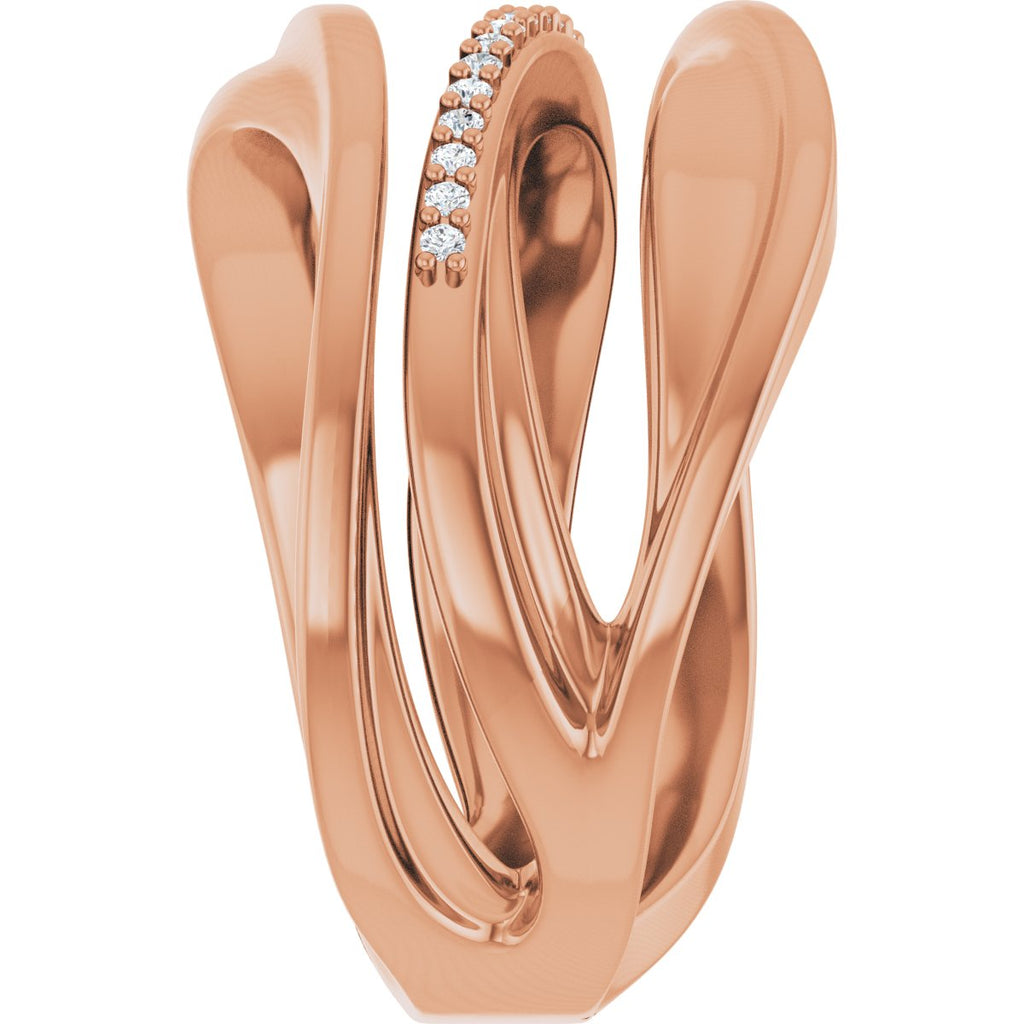 Accented Freeform Ring
