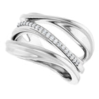 Accented Freeform Ring