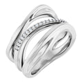 Accented Freeform Ring
