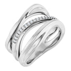 Accented Freeform Ring