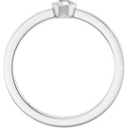 Bezel-Set Solitaire Ring