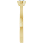 Bezel-Set Solitaire Ring