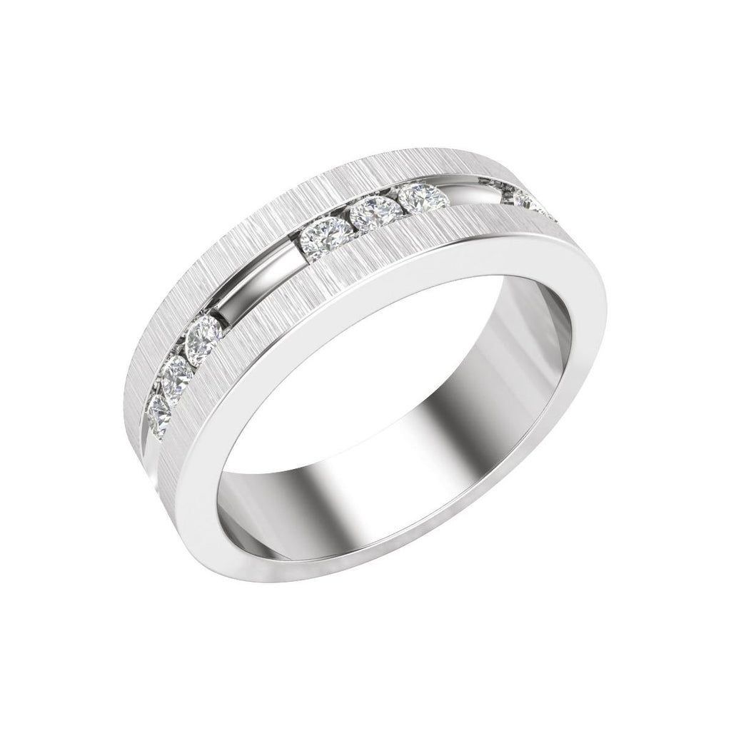 Accented Grooved Band with Finish