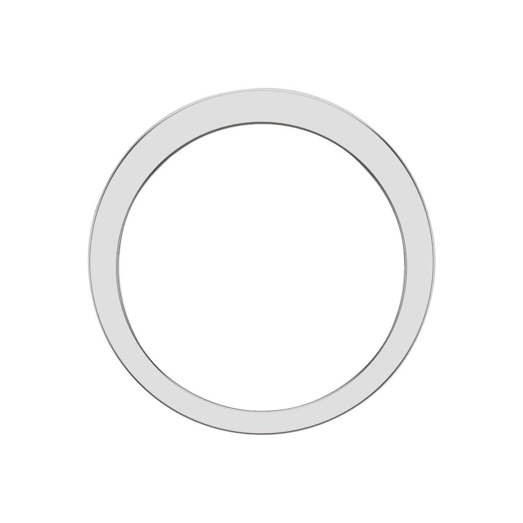 Accented Grooved Band with Finish