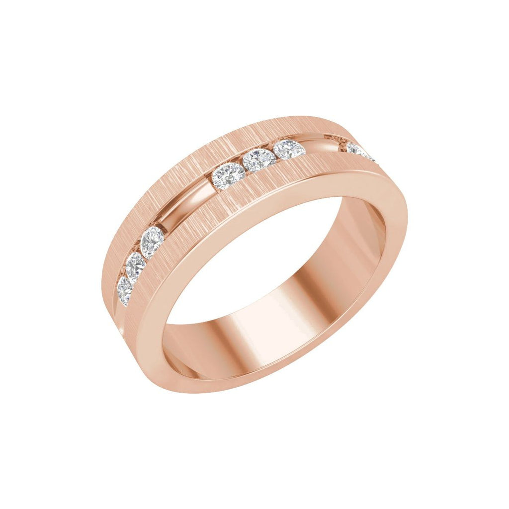 Accented Grooved Band with Finish