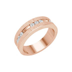 Accented Grooved Band with Finish