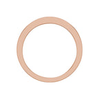 Accented Grooved Band with Finish
