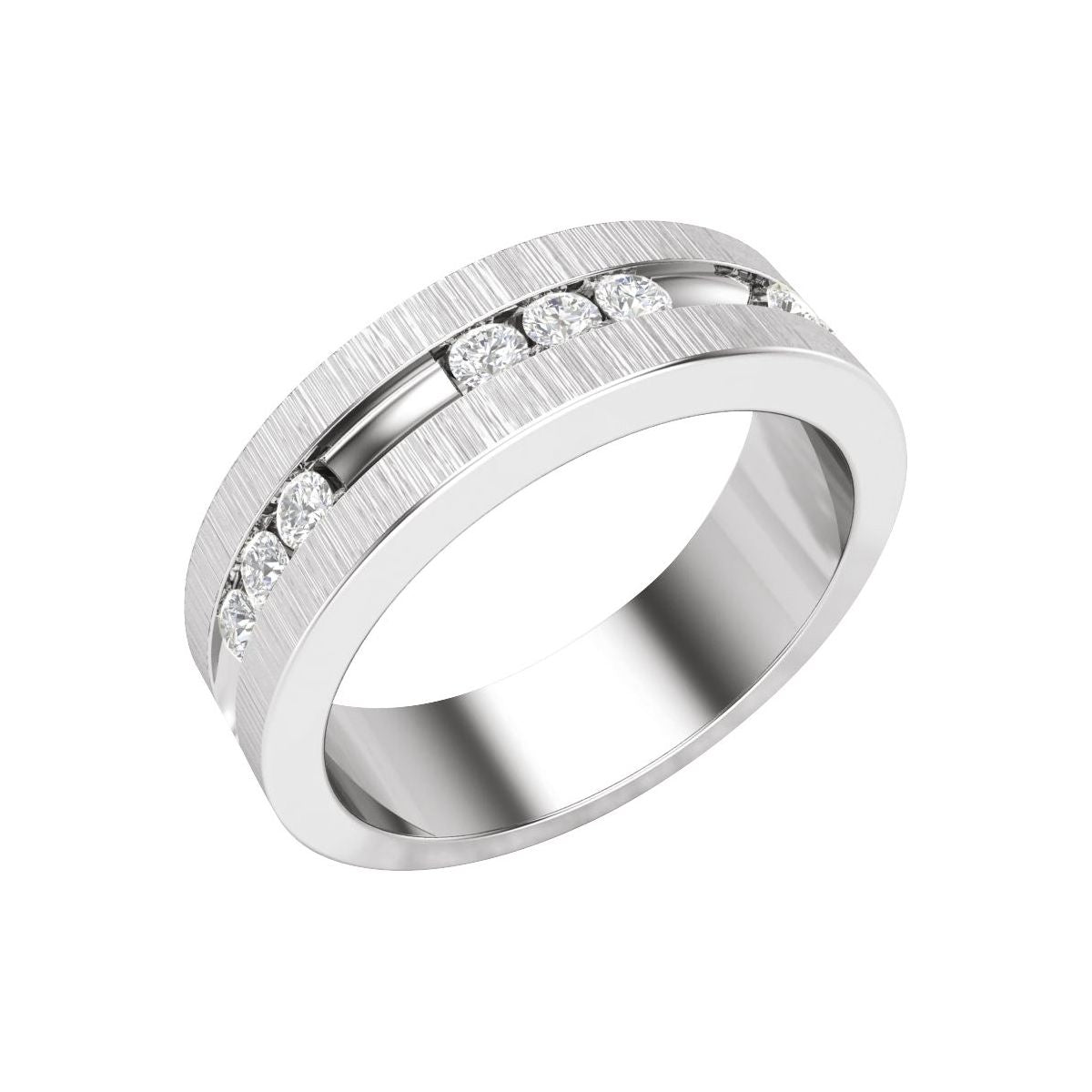 Accented Grooved Band with Finish