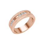 Accented Grooved Band with Finish