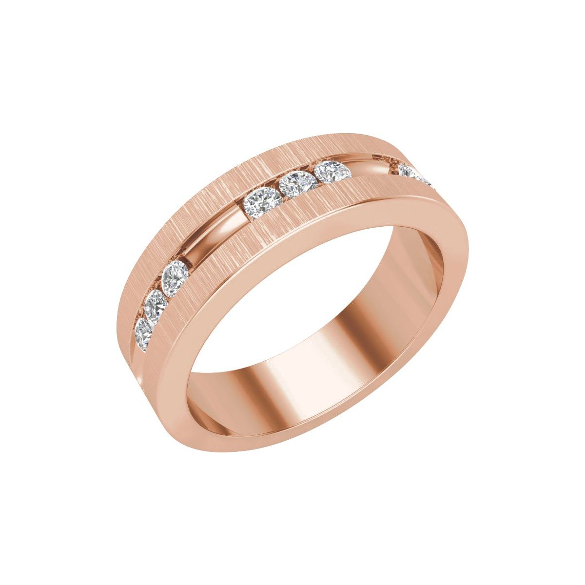Accented Grooved Band with Finish
