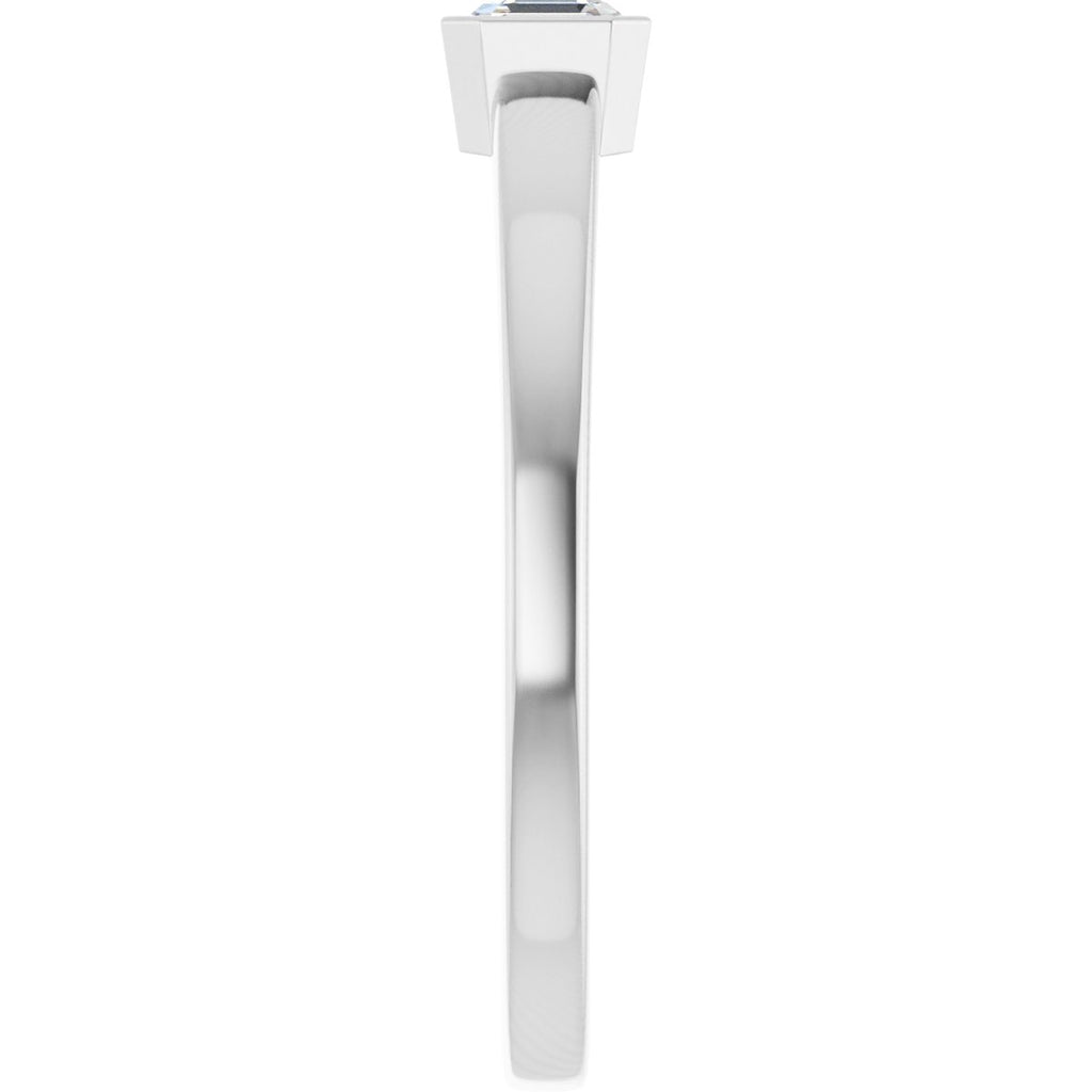 Bezel-Set Solitaire Ring