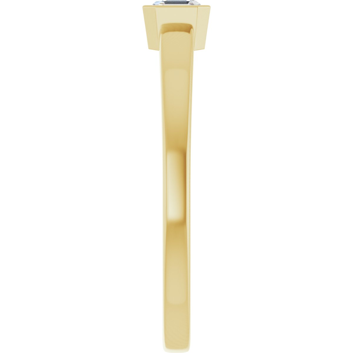 Bezel-Set Solitaire Ring