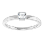 Bezel-Set Solitaire Ring