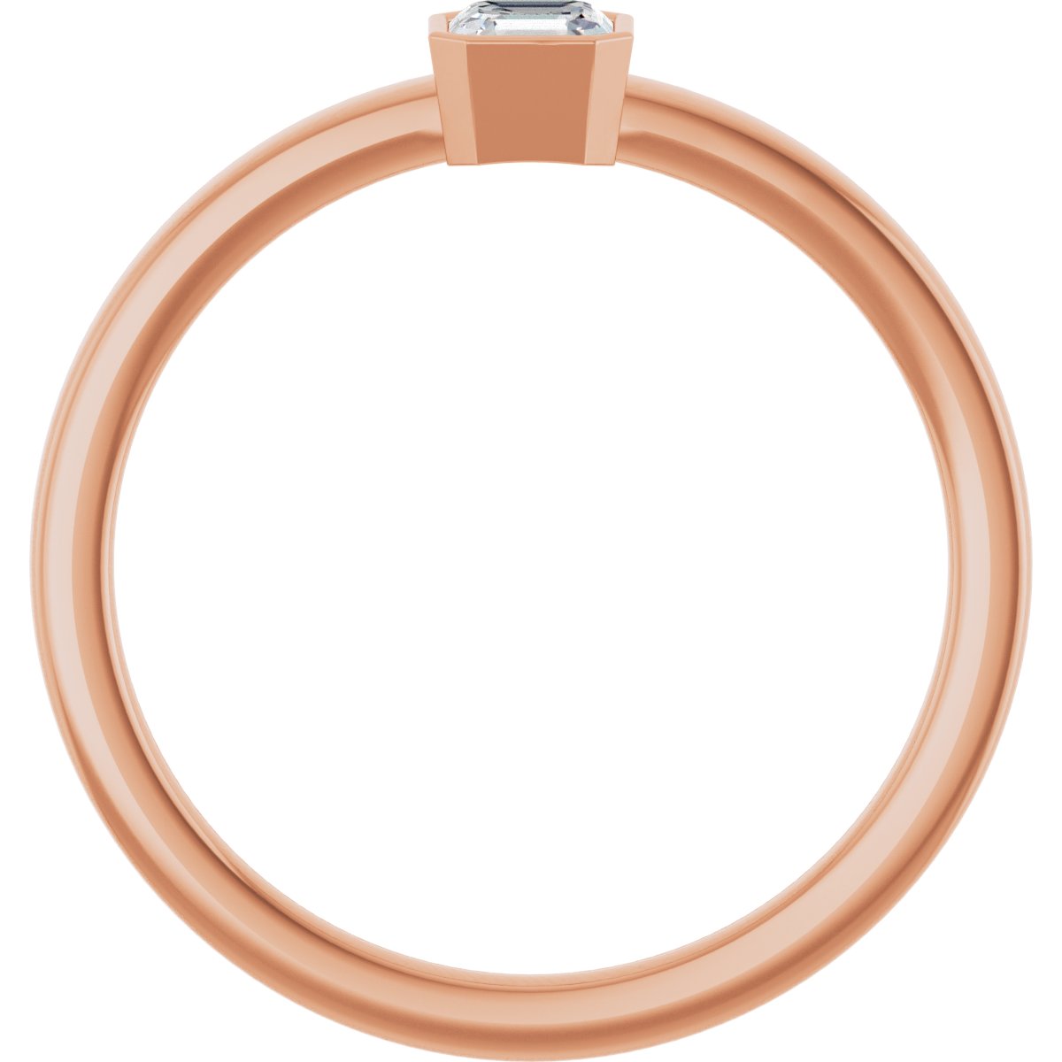 Bezel-Set Solitaire Ring