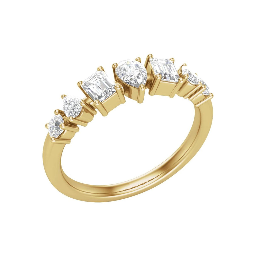 Multi-Shape Anniversary Band