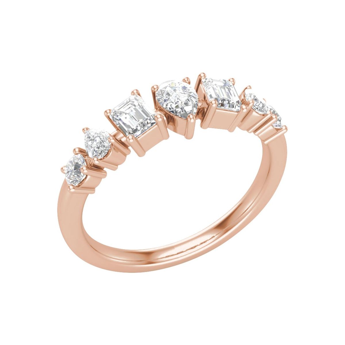Multi-Shape Anniversary Band