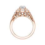 Double Halo-Style Engagement Ring or Band