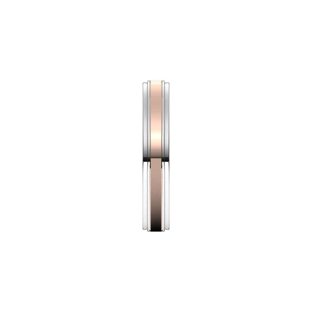 Milgrain Inlay Flat Band